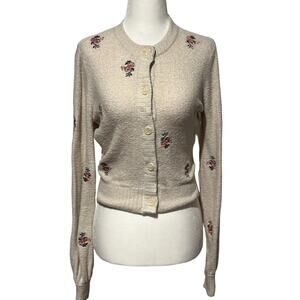 Spiritual Gangster floral fuzzy cardigan